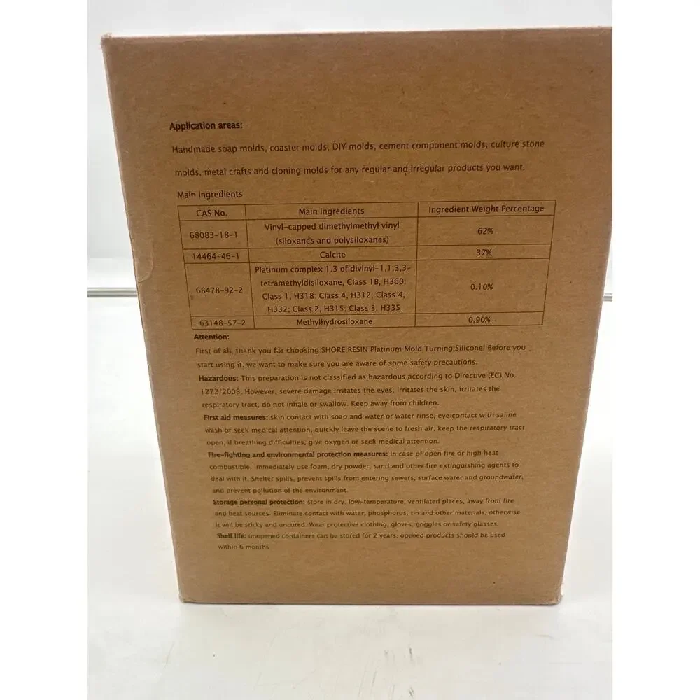 Silicone Mold Making Kit Rubber For Casting Resin 660z NIB